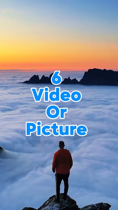 6 na video o larawan 