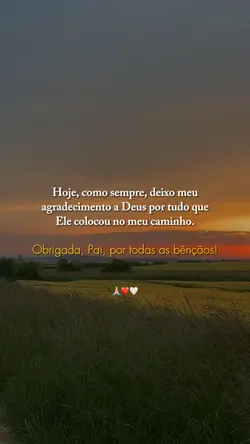 Obrigado Deus