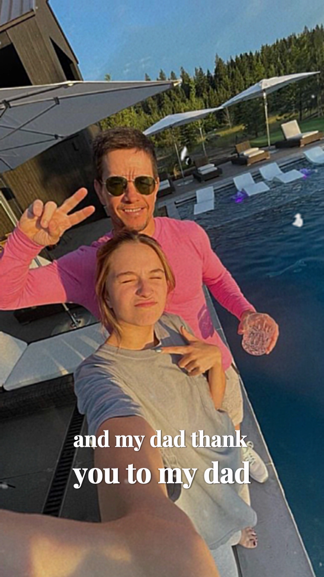 Thank you to my dad 