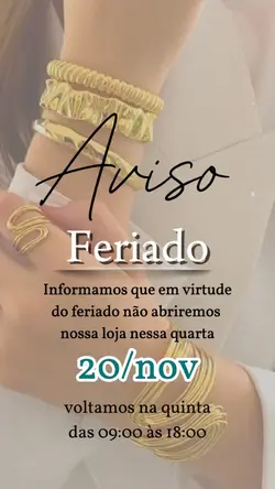 aviso feriado