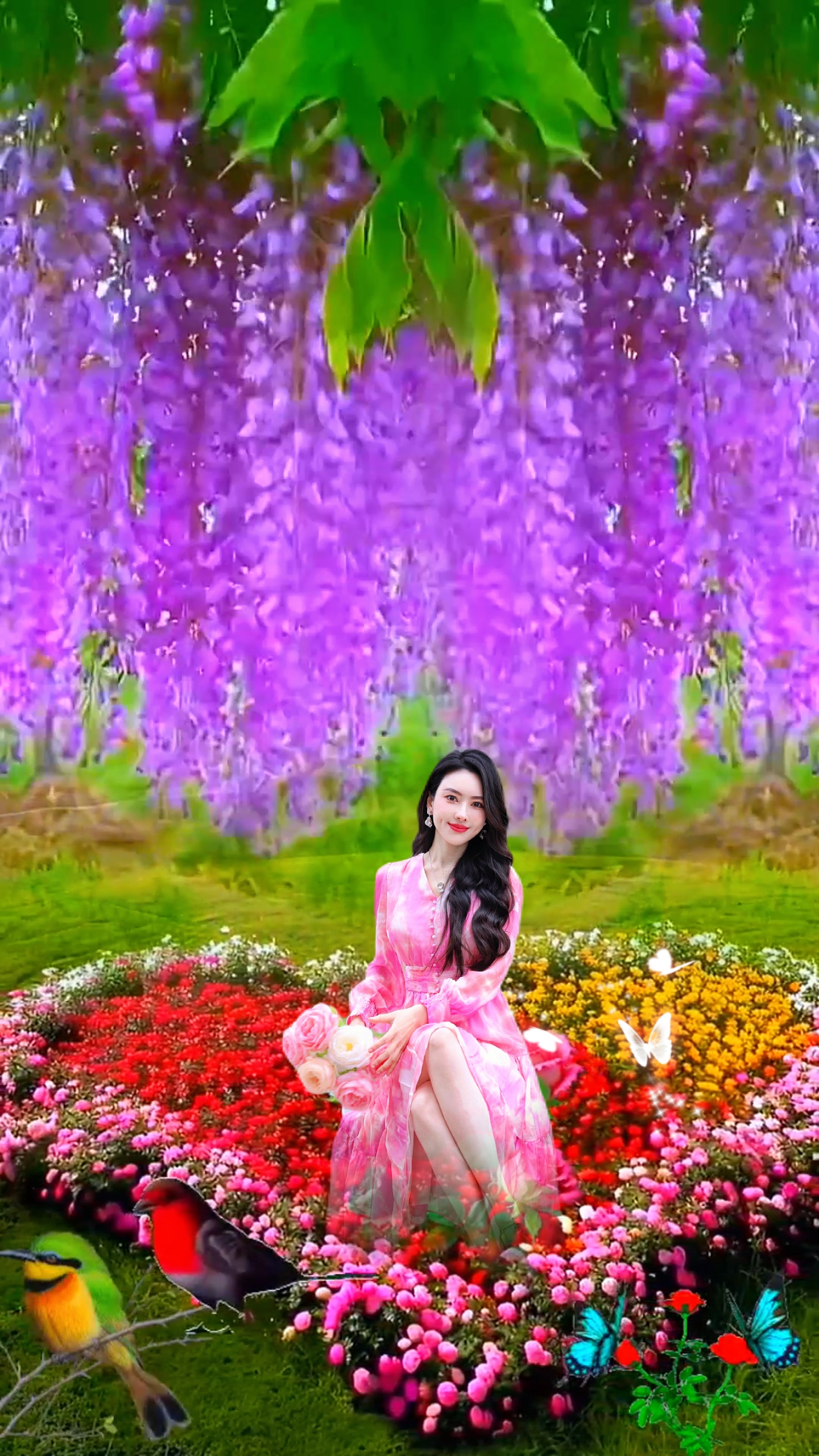 Amid the flowers