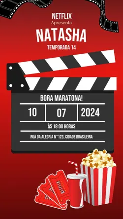 CONVITE NETFLIX 