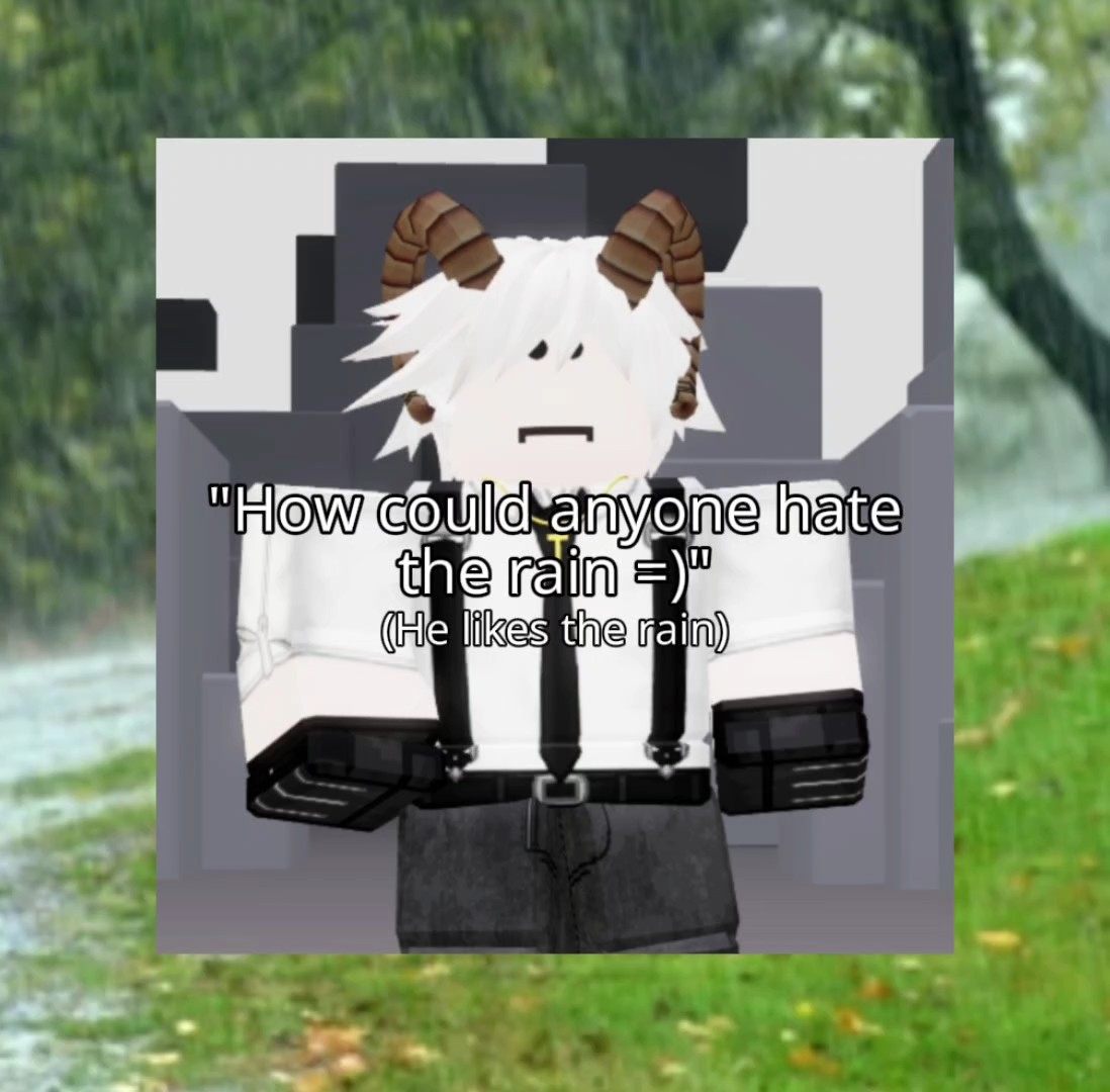 雨。