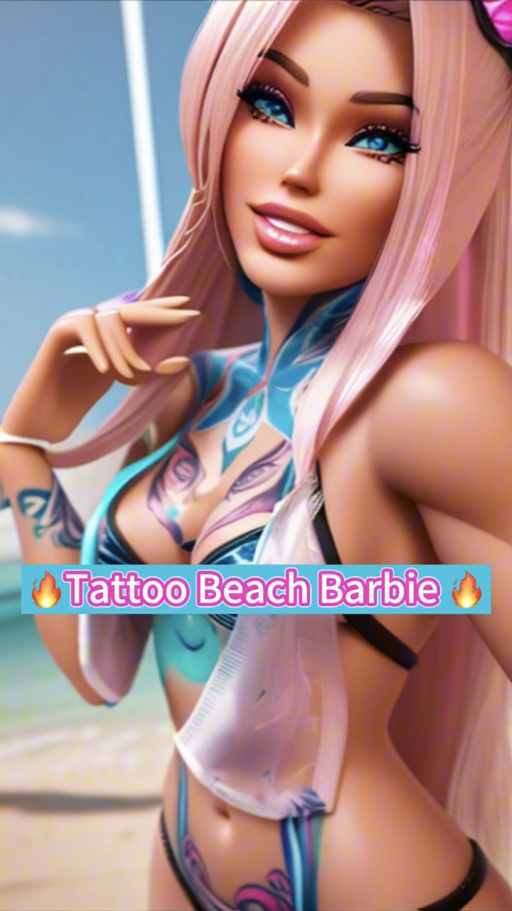 Tattoo Beach Barbie💋