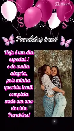 parabéns irmã 