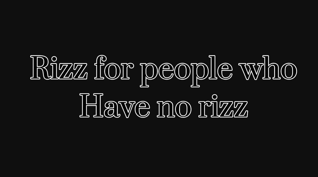 Rizz for y’all ;)