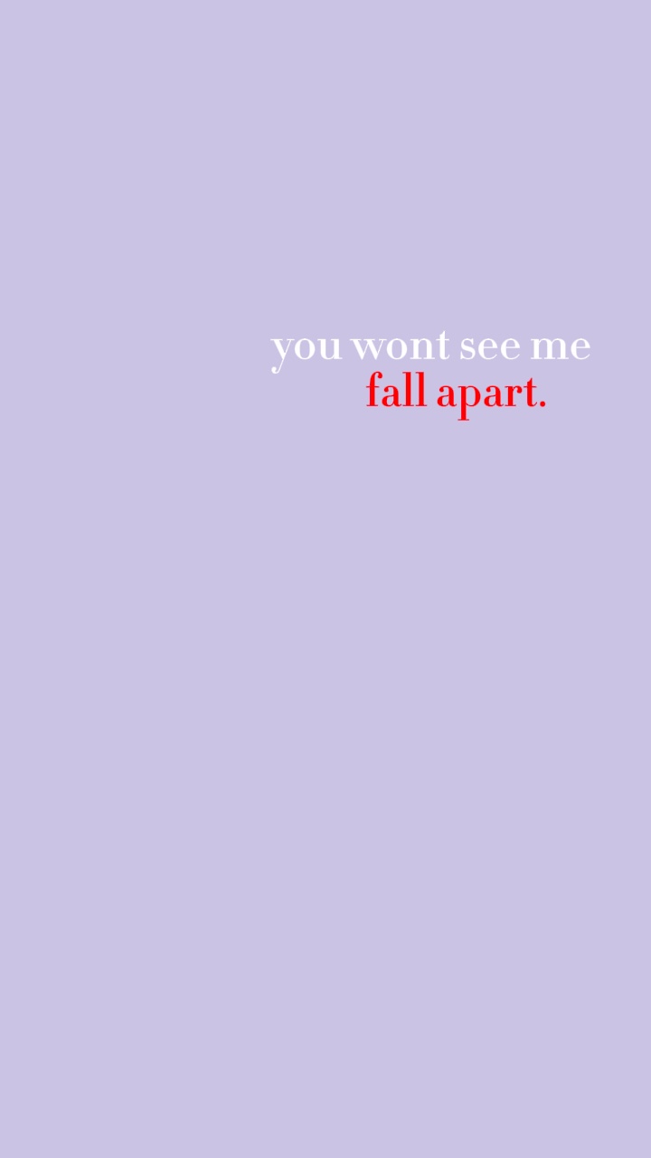 fall apar