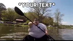 Fat guy falling 