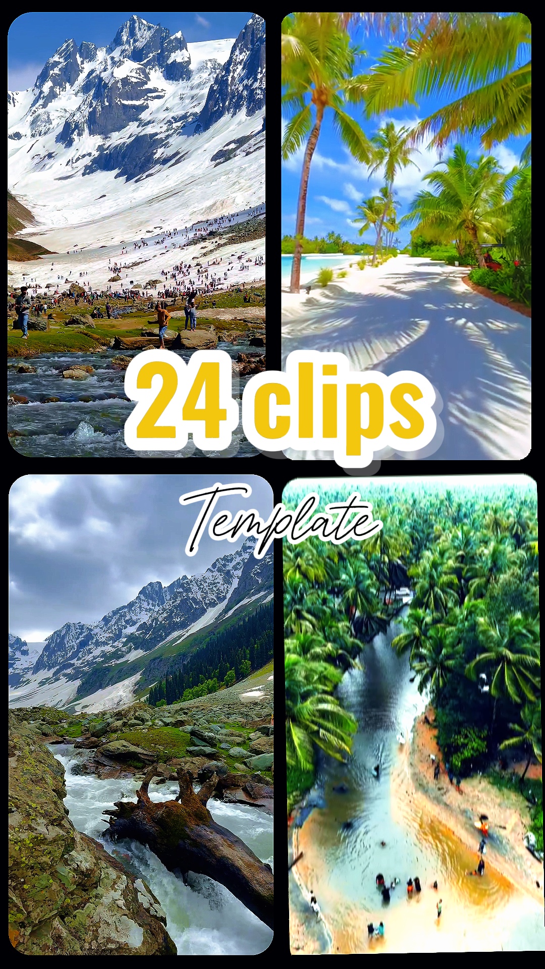24 clips or photo
