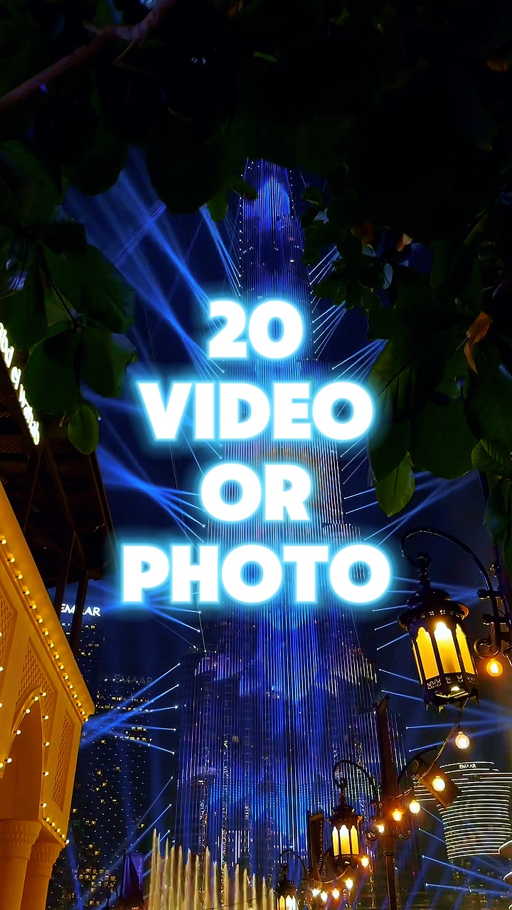 20 video or photo 