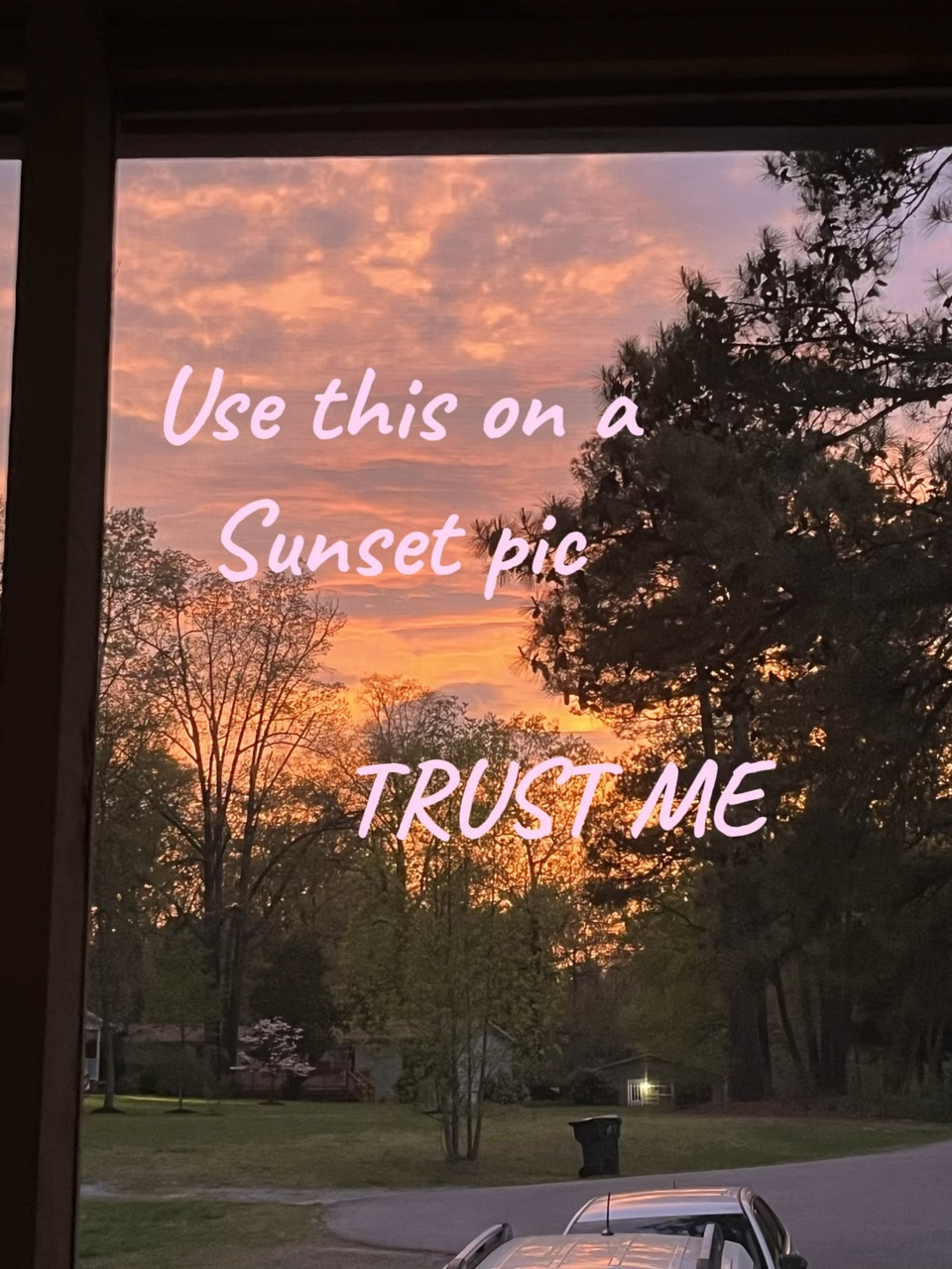 Sunset filter