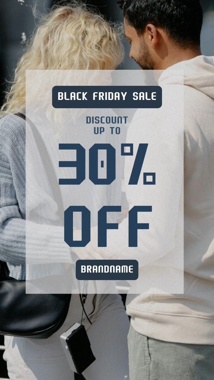 Template Bisnis Penjualan Black Friday Industri Pakaian
