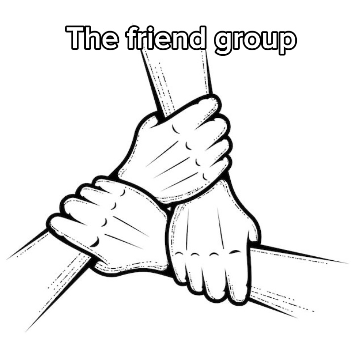 Gruppe der Freunde 