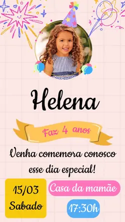 Convite infantil