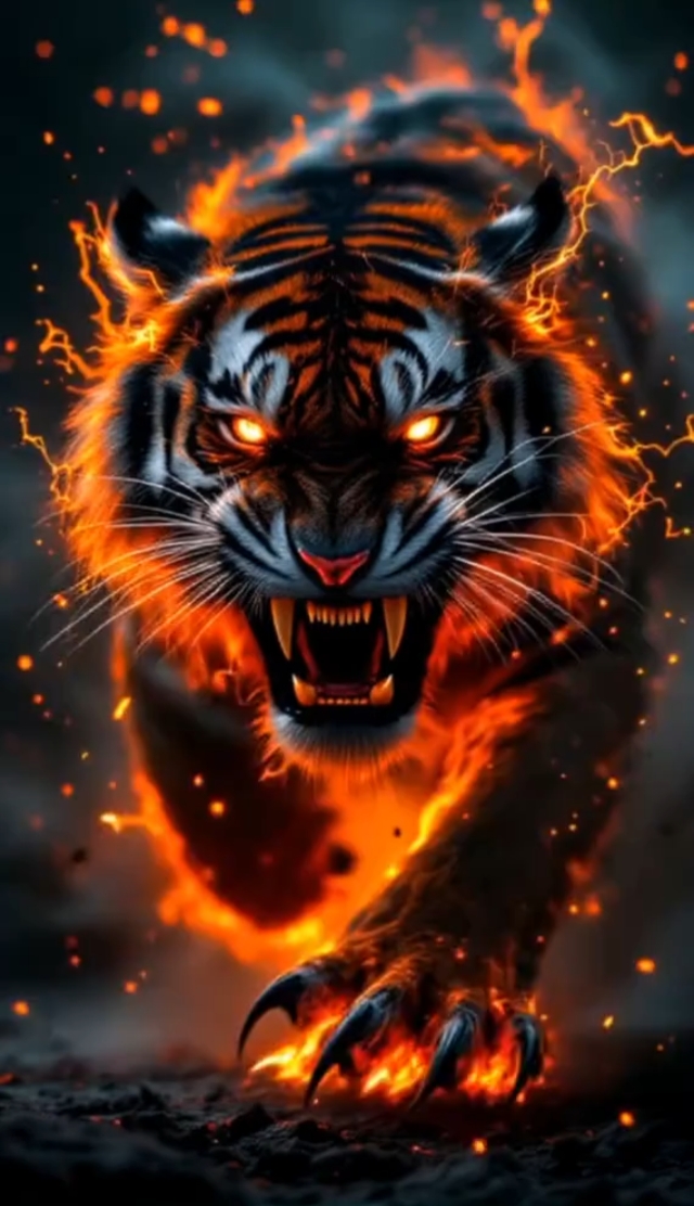 Tendencia De Plantillas De Tigre
