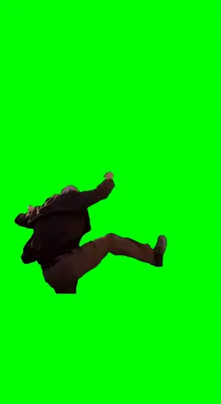 Kicking door in