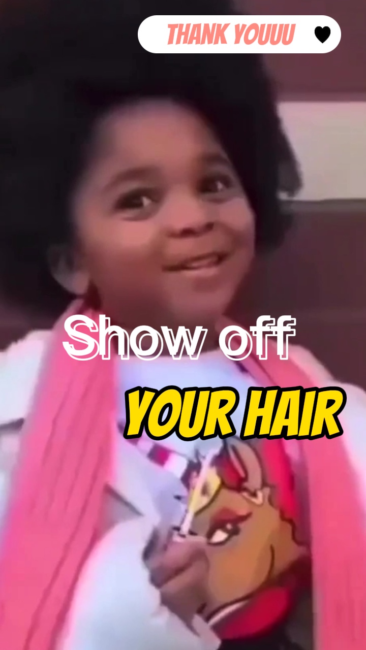 É um afro 😌