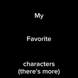 Favorite Characters