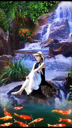 Waterfall view