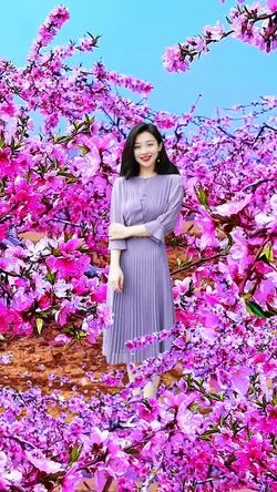 Among the flowers