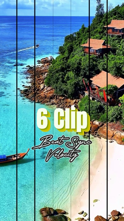 Sincronização de batida de 6 clipes 