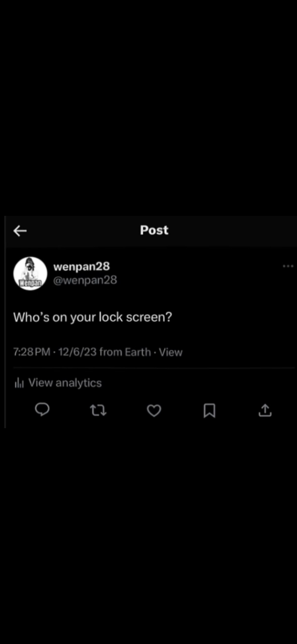 Pantalla de bloqueo.