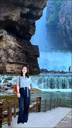 Waterfall view