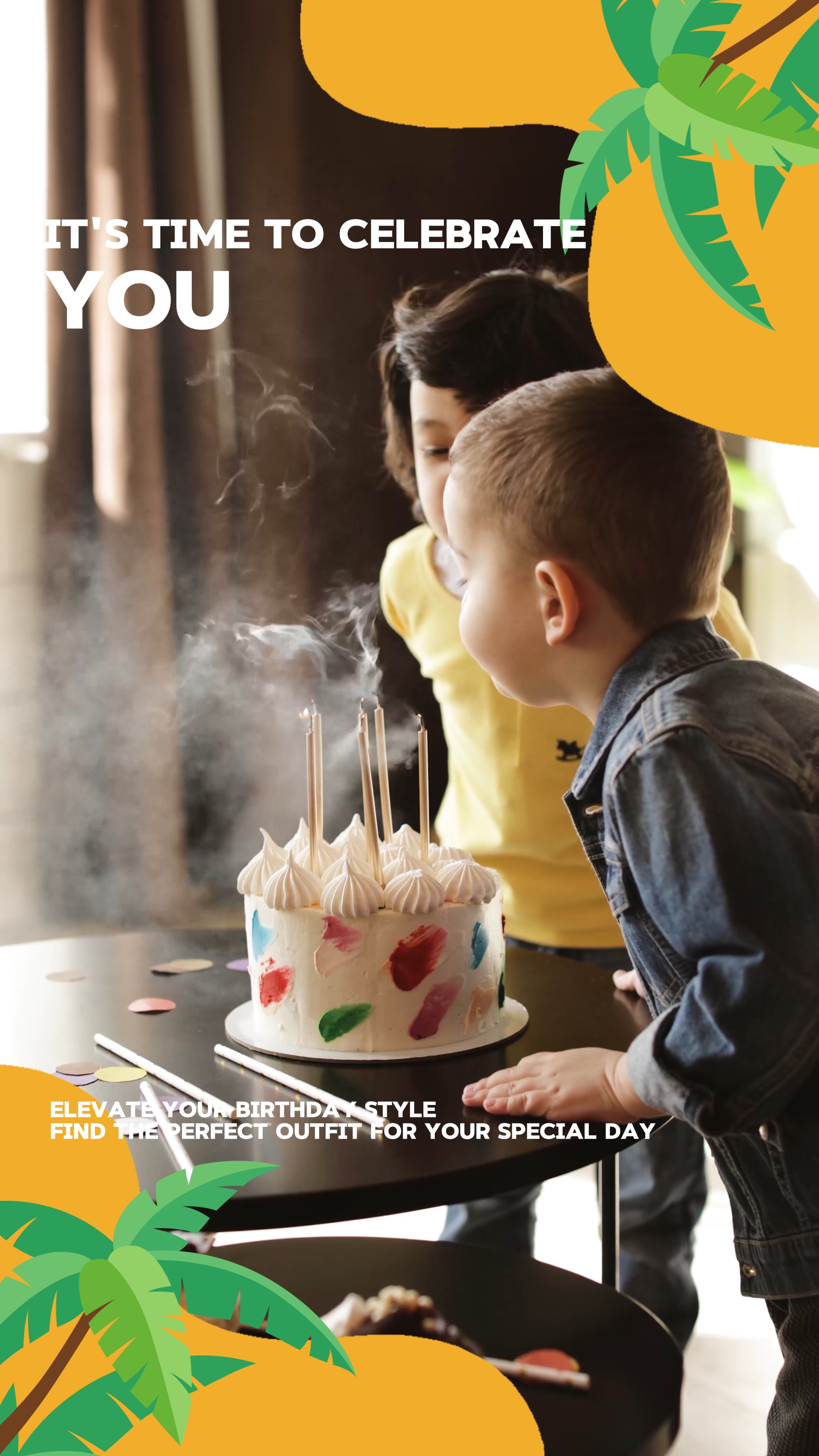 Family Birthday Party Promotion Template