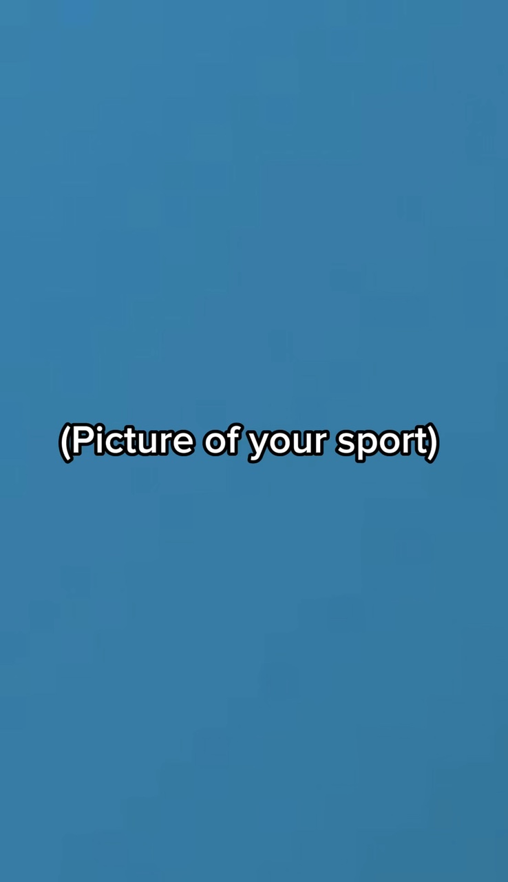 Your sport 😍