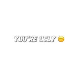 Youโre uglyโฆ