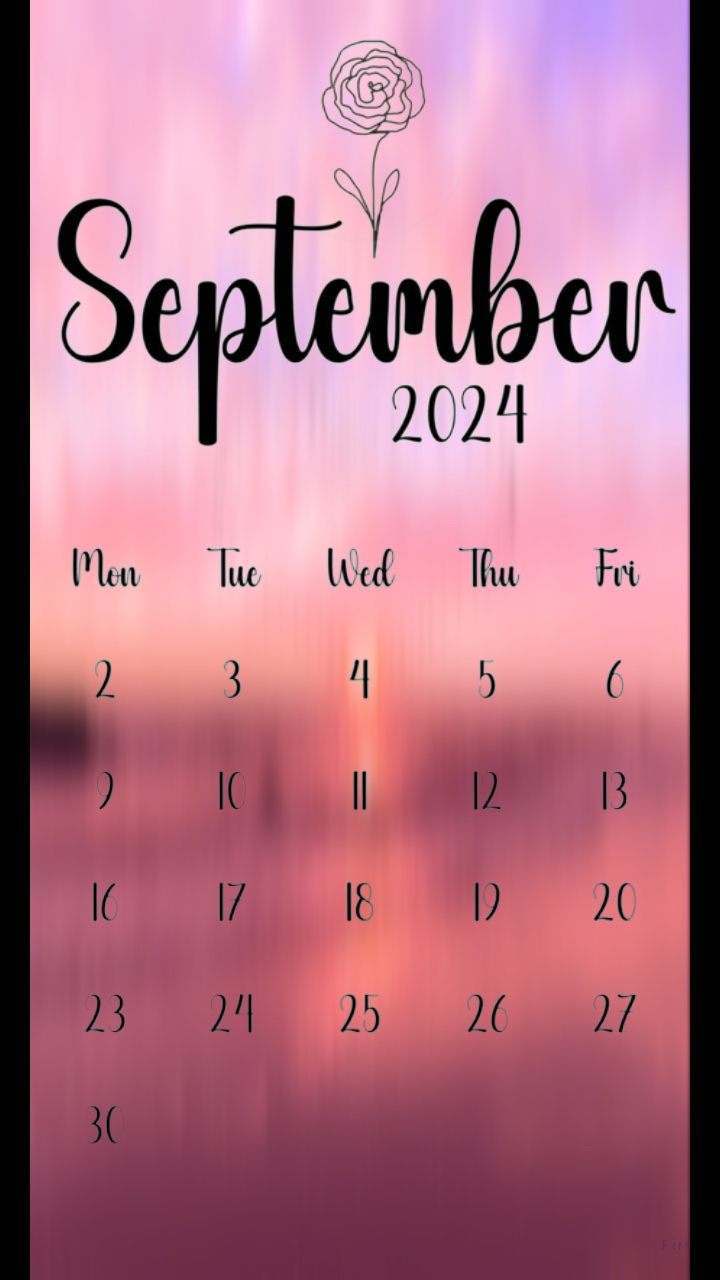 Calendario de Septiembre❤️ 