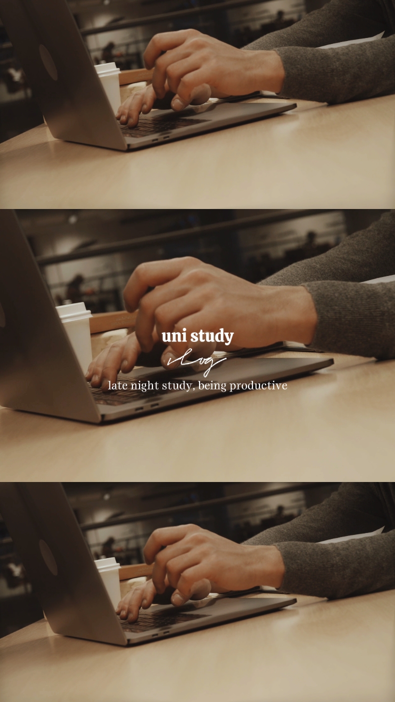 uni study vlog
