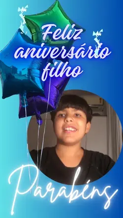 Parabéns filho 