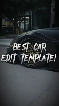 Car edit template
