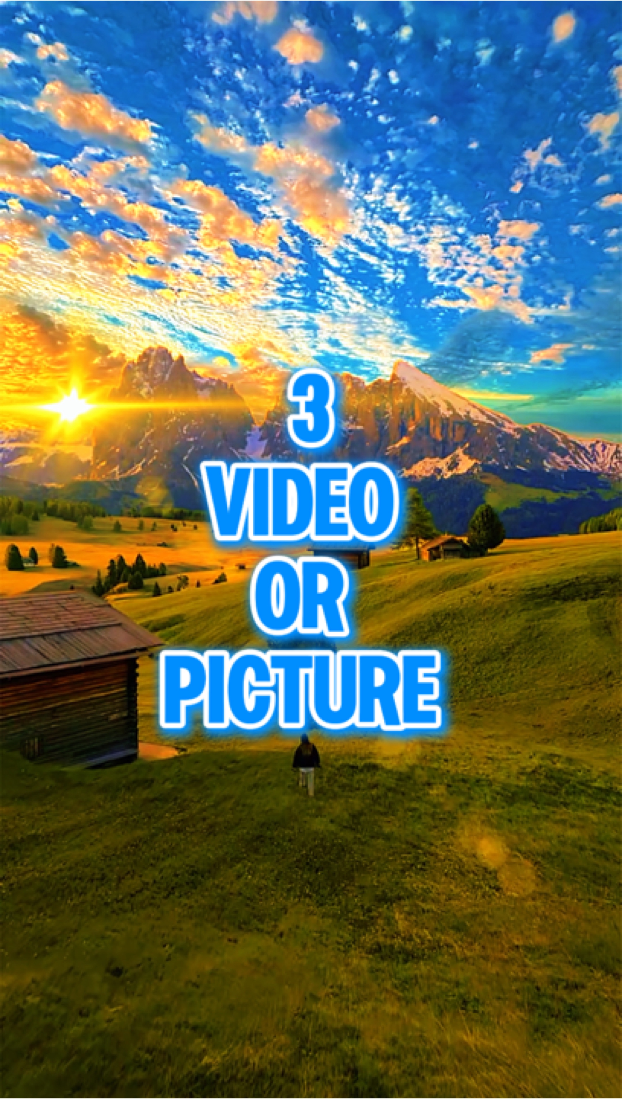 3 video or picture 