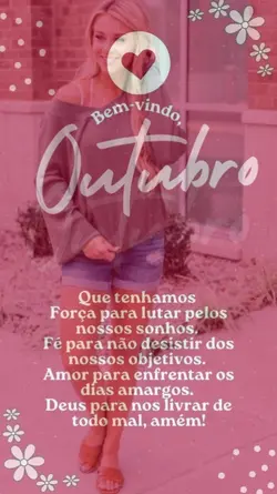 Bem vindo outubro 
