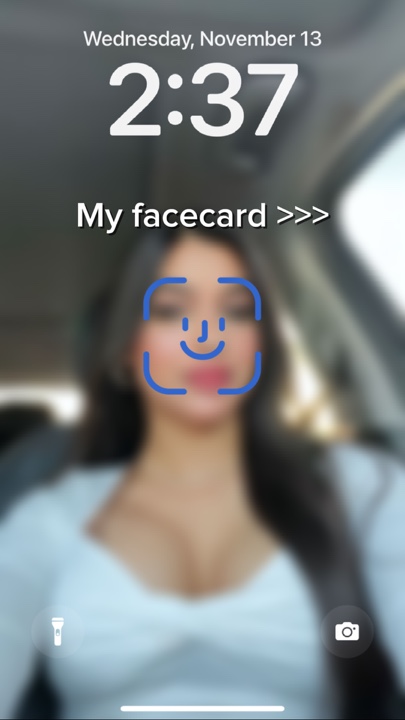 Meu cartão facial 