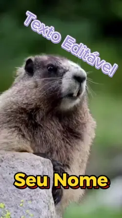 Marmota falando