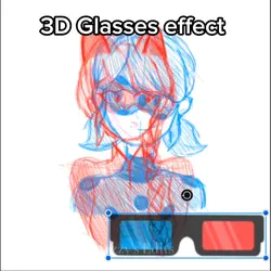 3D Glasses Effect