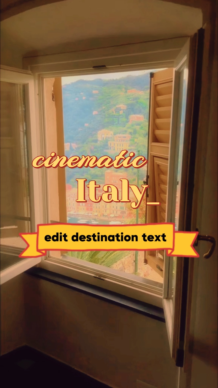 cinematic travel 🧳🎞️