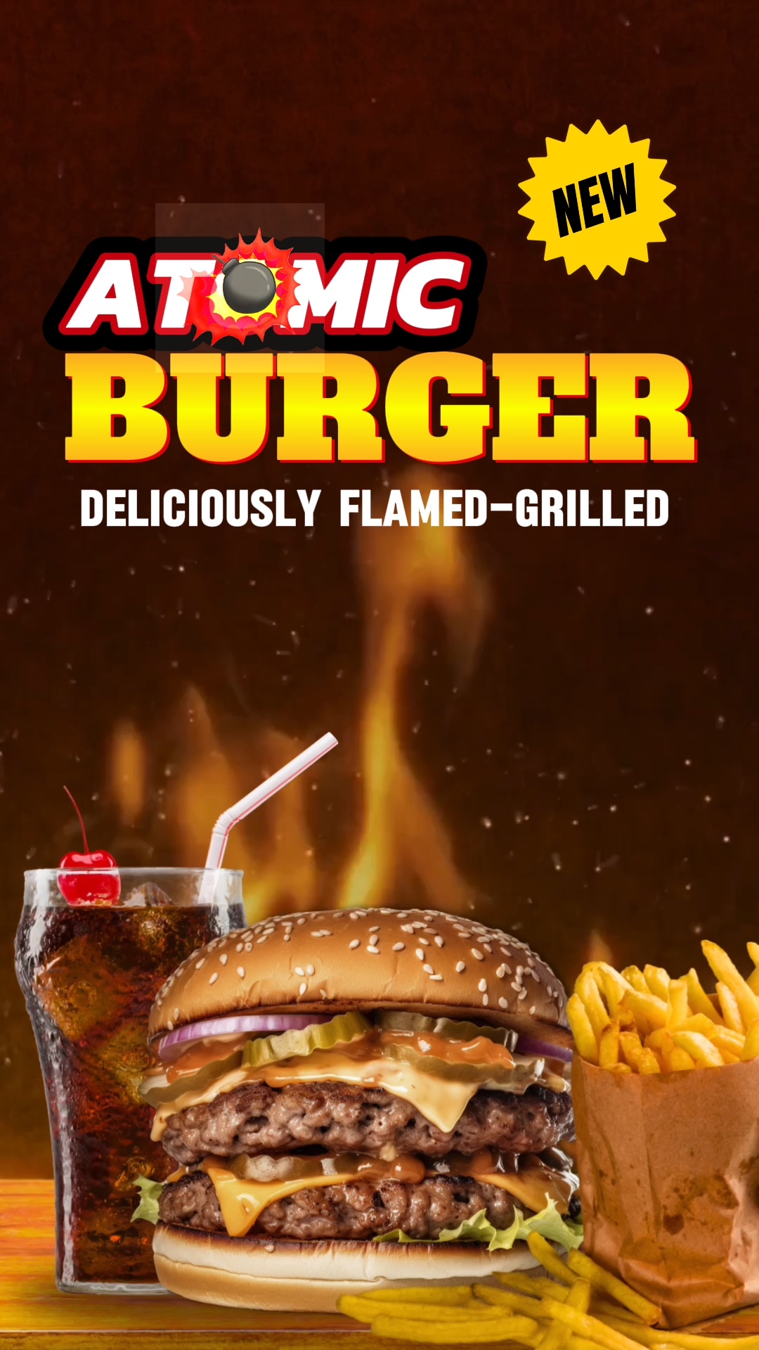 Burger Ad Template