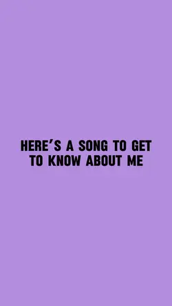 GET TO KNOW ABT ME