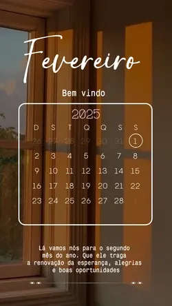 Bem vindo fevereiro
