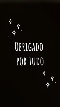 Obrigado por tudo