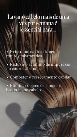 Lavar o cabelo