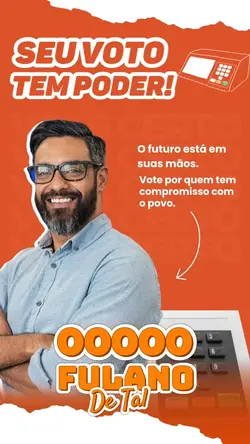 Seu voto tem poder ✈️