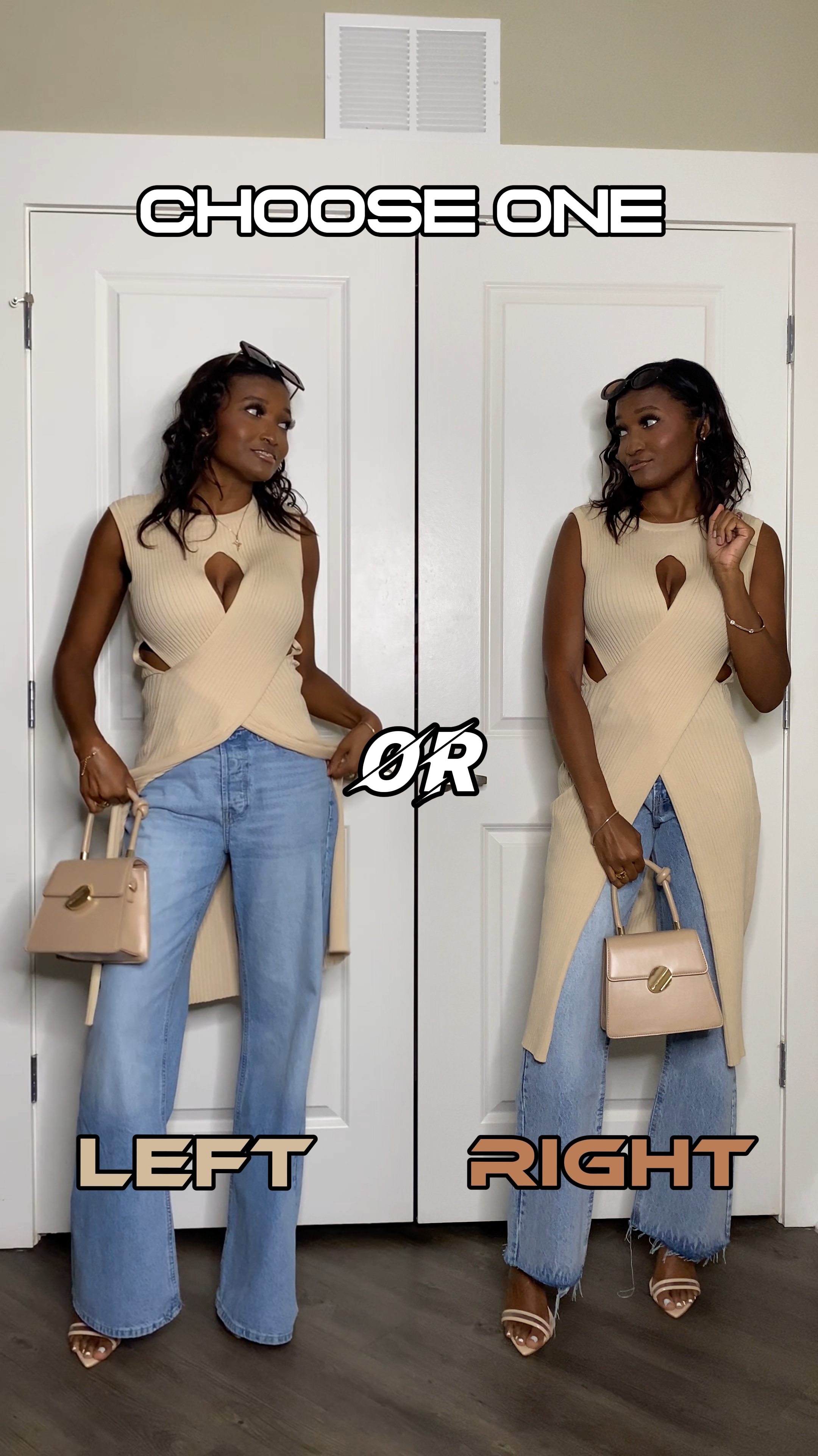 Jeans esquerda ou direita?