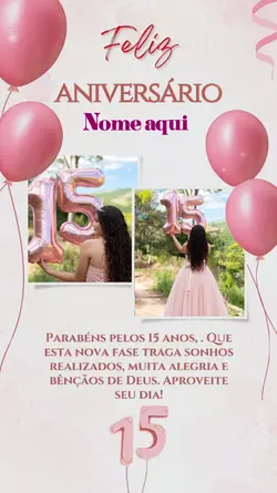 feliz aniversário