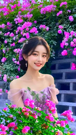 Blooming rose