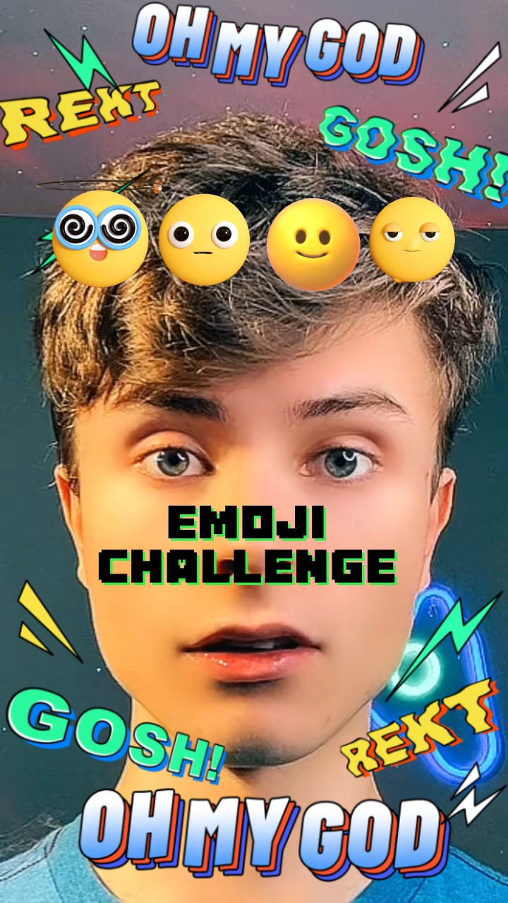Tantangan wajah emoji 